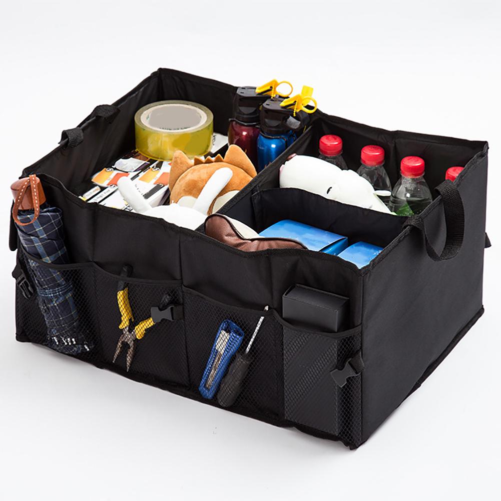 Multifunction Foldable Car Storage Box Durable Waterproof Large Storage Boot Organiser Box for Car Truck SUV