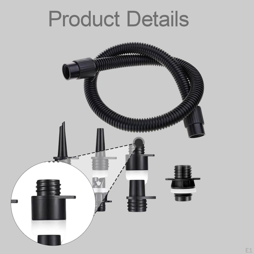 Adapter und Luftschlauch-Set für Schlauchboote, Elektrische Pumpe, Aufblaszubehör,