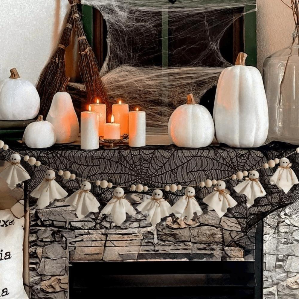 Reusable Hanging Ghost String Long Hallowee Hanging Decoration Halloween Spooky Pentant Bar