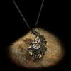 Creative Black And Gold Two-Tone Necklace Accessories, Halloween Gifts