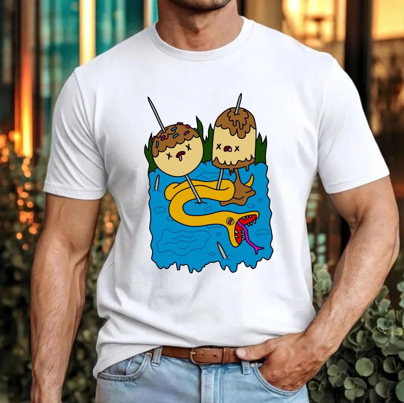 Adventure Time T-T-Shirt Princess Bubblegum s Rock T-Shirt Design Snake Pond Top S