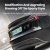 For Tesla Model 3/Y Tail Marker Sticker - Time Tunnel Pattern, Eco-friendly Resin Drip, Waterproof Material