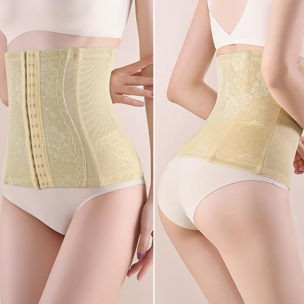 Slimming Waist Trainer Belt Abdominal Lace Flower Training Belt Tummy Control Shapewear  Workout