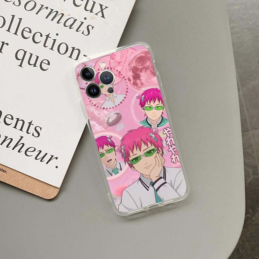 Das Katastrophale Leben des Saiki K Handyhülle Für iPhone 13 14 Pro Max XS XR 12 11 Pro 13 Mini 6 7 8 Plus Transparente Rückseite Capa