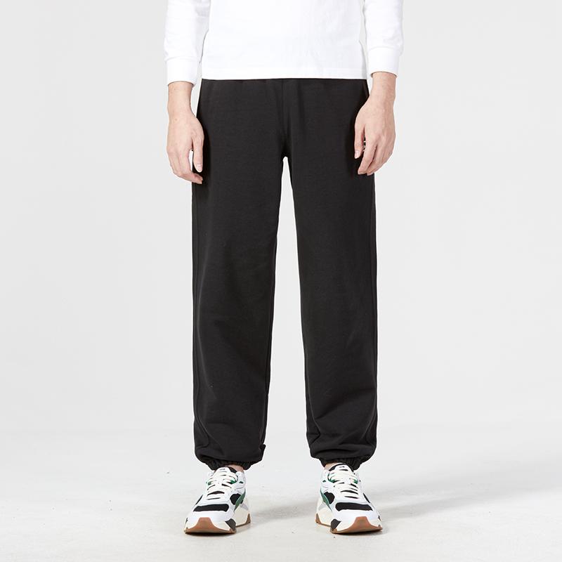 PUMA Downtown Sweatpants With Drawstring Cuffs Men Bottoms Black 620635-01