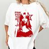 T-shirt Grafica Pantera Rosa Retro Y2K Pop Star Maglietta Cotone Oversize Unisex T-shirt Cotone Oversize Y2K Gotico