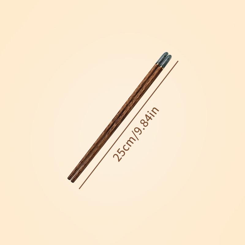 1Pair Chinese Chopsticks Wooden Sushi Sticks Japanese Chopstick Set Reusable Korean Food Chop Sticks Kitchen Wood Tableware