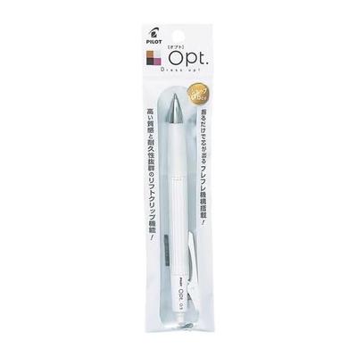 Pilot Opt Mechanical Pencil, 0.5mm, Stripe, PHOP20RSP with Shake-to-Advance Lead and Lift Clip