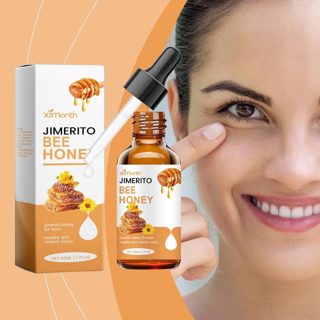 XIMONTH Honey Eye Drops – Moisturizing Relief for Dry, Itchy & Tired Eyes, Soothing Eye Care