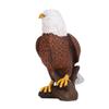 Weißkopfseeadler Statue Kopf Drehung Stil Reiche Details Stabil Langlebiges Harz Patriotische Adlerfigur für