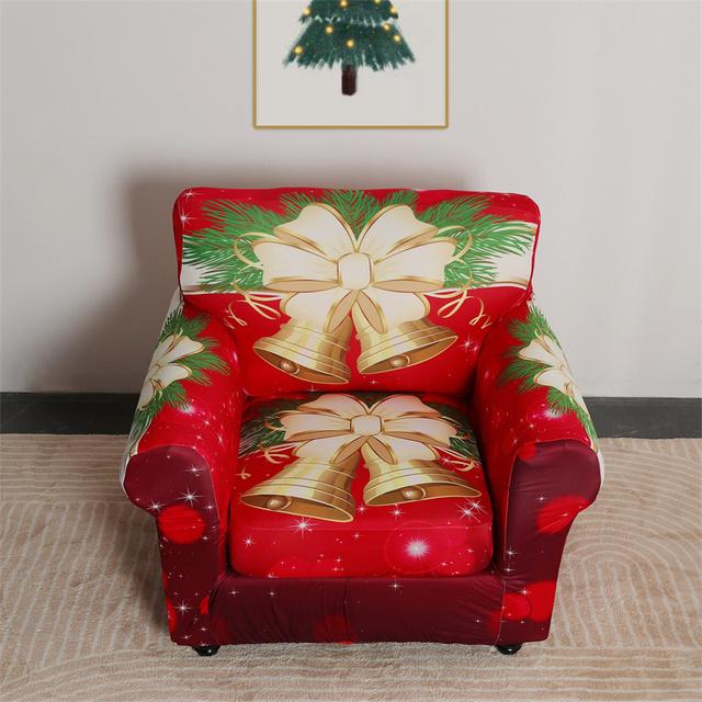 1set Weihnachten Sofa Abdeckung Stretch Sofa Schonbezüge Für Wohnzimmer Weihnachten Sessel Couch Abdeckungen Mit Kissen Abdeckung Couch Bezug