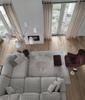CLASSY PLUS Gold WHITE Chandelier - wide
