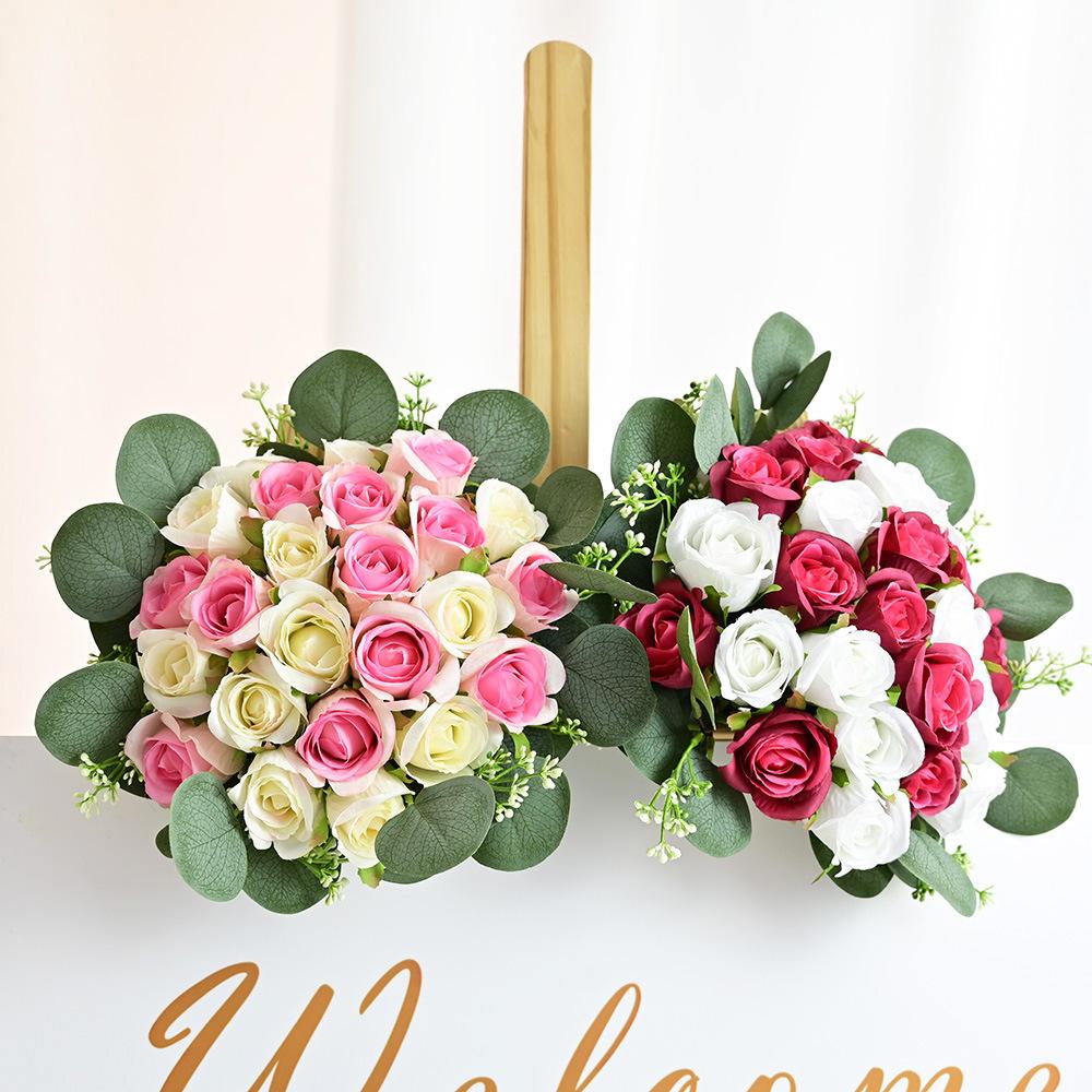 Artificial hand-held flower bridal wedding wedding flower ball wedding holding flower fake flower bridesmaid props bouquet