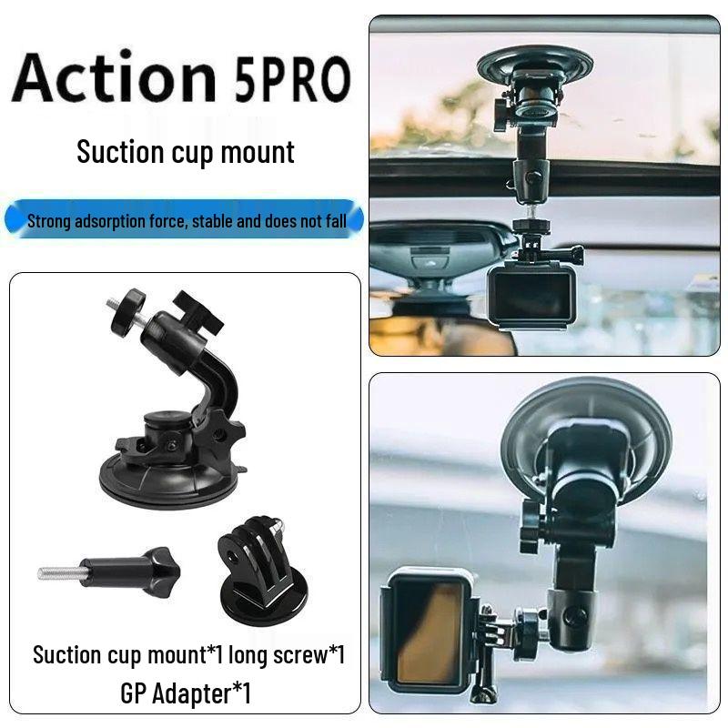 DJI Action5Pro/43 Camera Accessories: Chest Strap, Headband, Backpack Clip, Tempered Film, Helmet Strap