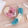 Bath Exfoliate Puff Super Soft Rich Foam Quick Drying Reusable Lanyard Design Non-fading Stretchable Exfoliating Bath Loofah Sponge Mesh Bathroom