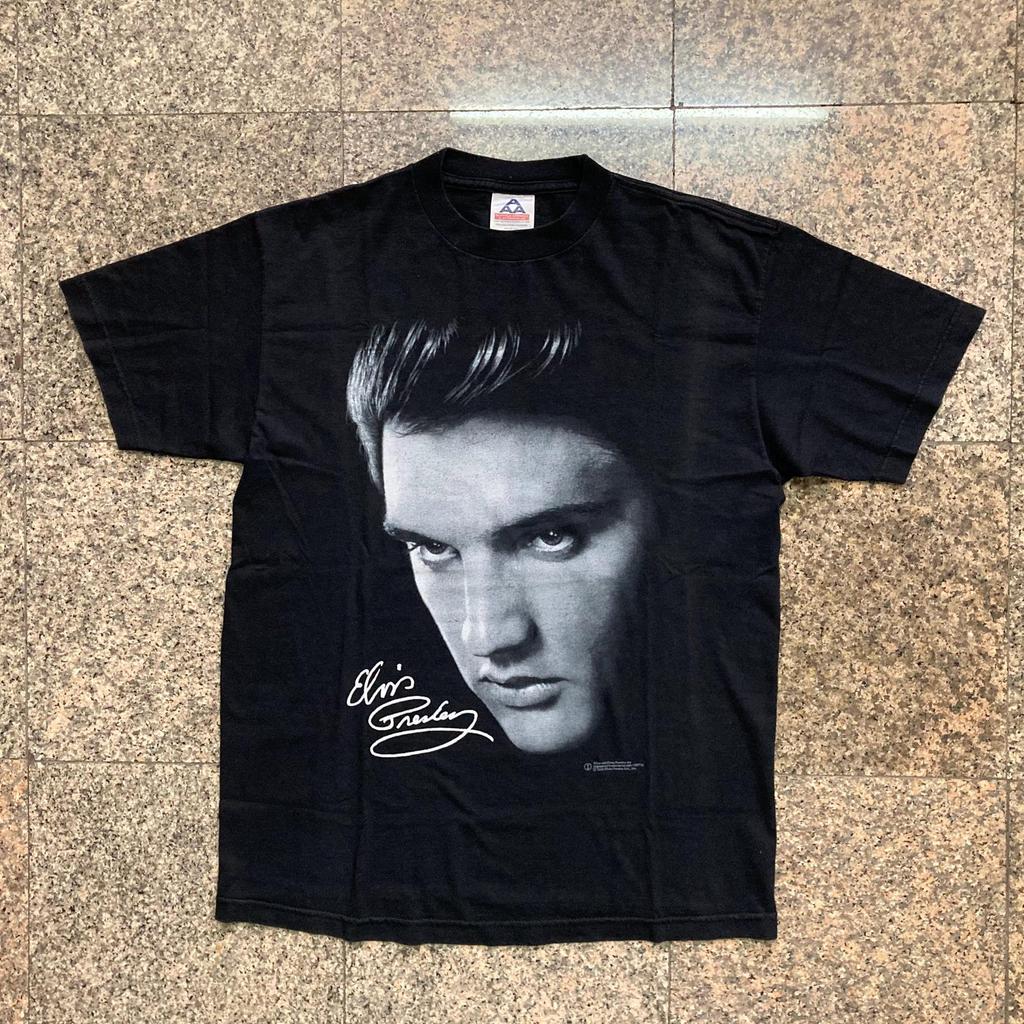 Vintage 2001 Elvis Presley T-Shirt - King of Rock n Roll, Size M