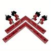 3/6pcs 90 Degree Positioning Squares Right Angle Clamps - Corner Clamps for Woodworking Tools, Right Angle Clamp, Drawers