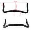 Bike Handlebar Rest Bend Bar Aluminum Alloy 22.2 *25.4*420mm Single Speed Bike Track Fixed Gear Road Bicycle Bullhorn Handlebar