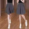 Five-point Trouser Skirt Women's Summer Casual Large Size High Waist Was Thin Ice Silk Quick-drying A-line Wide-leg Shorts