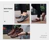Men's Genuine Leather Driving Loafers - Wide Fit, Autumn/Winter Casual Korean Style