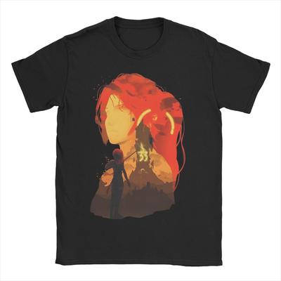Clair Obscur Expedition 33 T-shirt för Män Spel Fantastiskt Bomulls T-shirt Rund Hals Kortärmad T-shirt Sommar Modekläder