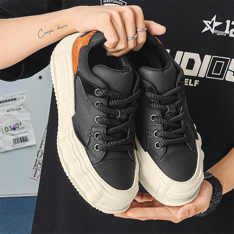 High Quality Hot Sale Men Casual Shoes Chunky Sneakers Anti-slip Skateboard Shoes Spring Autumn Platform Sneakers Designer Shoes