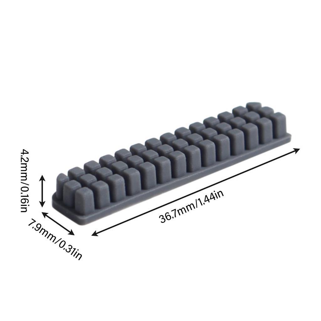 Düsenreinigungsbürste, Silikonborstenbürste für VORON 2.4 3D-Druckerextruder, Silikonborstenreiniger, wiederverwendbares Werkzeug