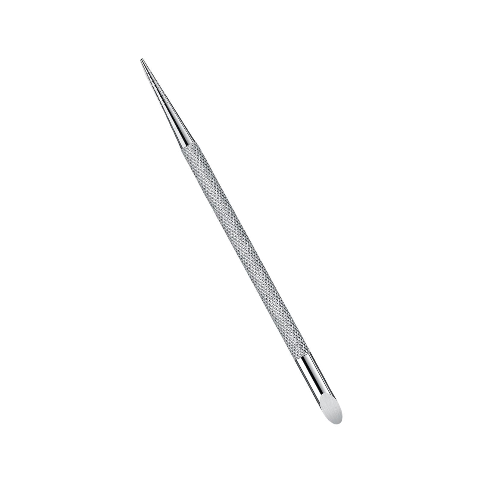 

Двусторонний толкатель для кутикулы, очиститель, ручка для нанесения точек на ногти, нержавеющая сталь, маникюрный педикюр, инструмент для ухода за ногтями 3