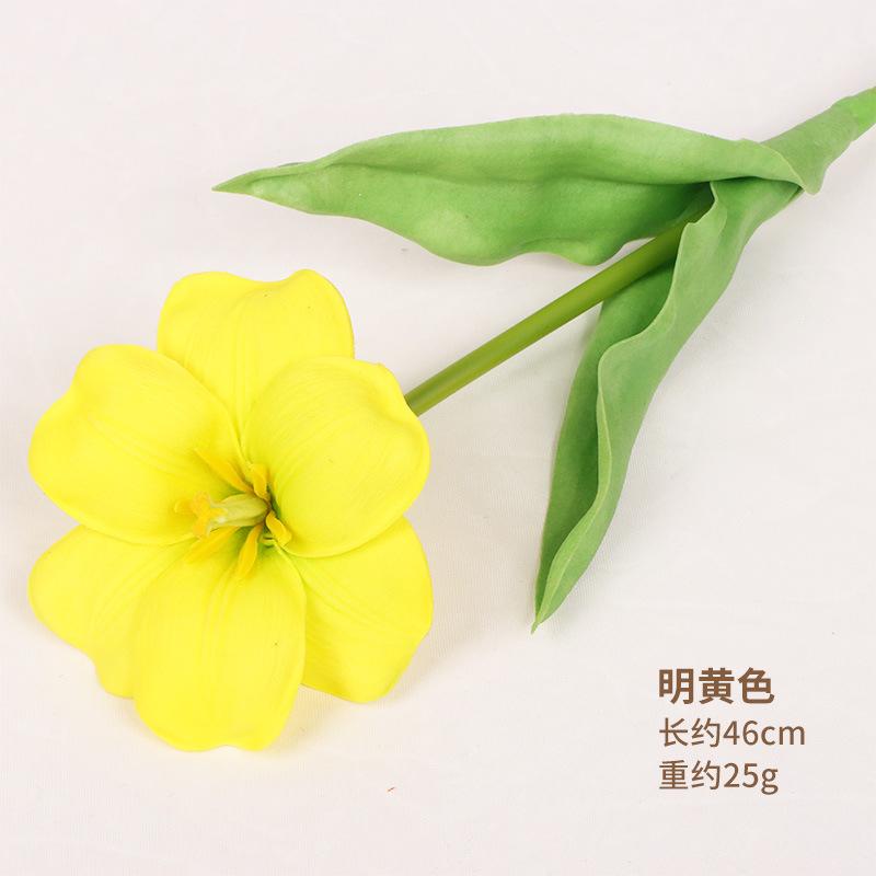 10pcs/Bundle 46cm New Tulip Living Room Ornaments With PU Artificial Premium Bouquet Realistic Touch Tulip Wholesale