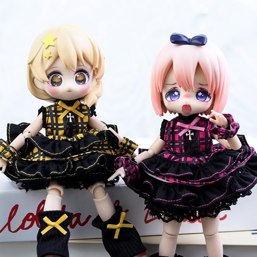 OB11 Princess Skirt Idol Uniform Cute Girl OBITSU11 Dressing Multiple Styles Multiple Colors  MOLLYS OB11 Doll Shoe Accessories