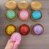 Glitter Squeeze dumpling squishie Toy Kawaii Steamed Bun Stress with Steamer Box Soft TPR Squishy for Kids Adults Anxiety Relief