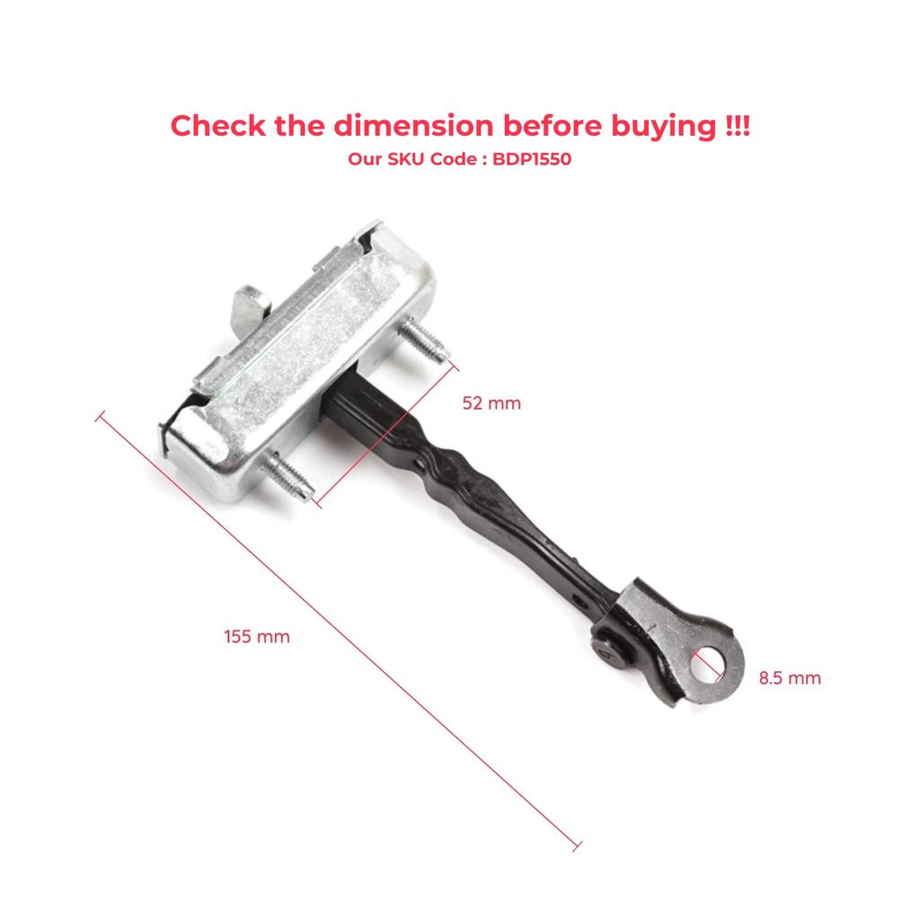 EDP1550 Front Door Stop Check Assy Limiter Strap for Toyota Auris MK1 E150 E15 2007-2012 68610-02111