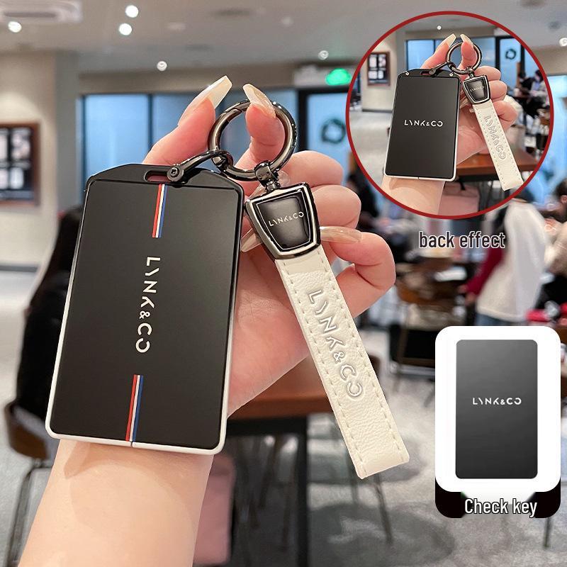 Lynk & Co 07/08/09 Suede Key Card Cover - Men's & Women's Remote Holder (2024)