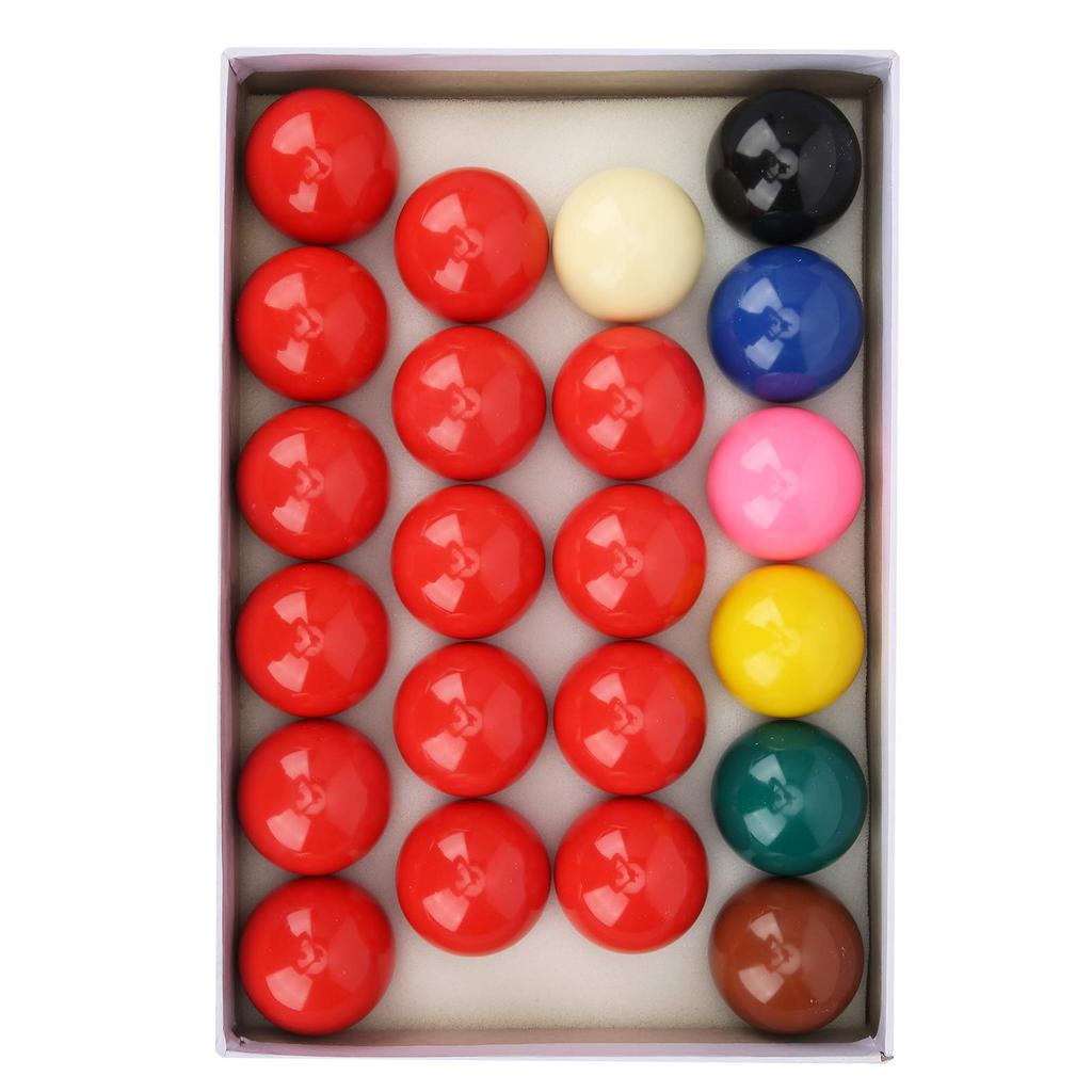 Snooker Ball Set, Billiard Balls, Snooker Set, Snooker, Billiards, Billiard Table Ball Set, Pool Balls, Resin, Perfect Roundness, 22 Pieces, 2mm2.1in