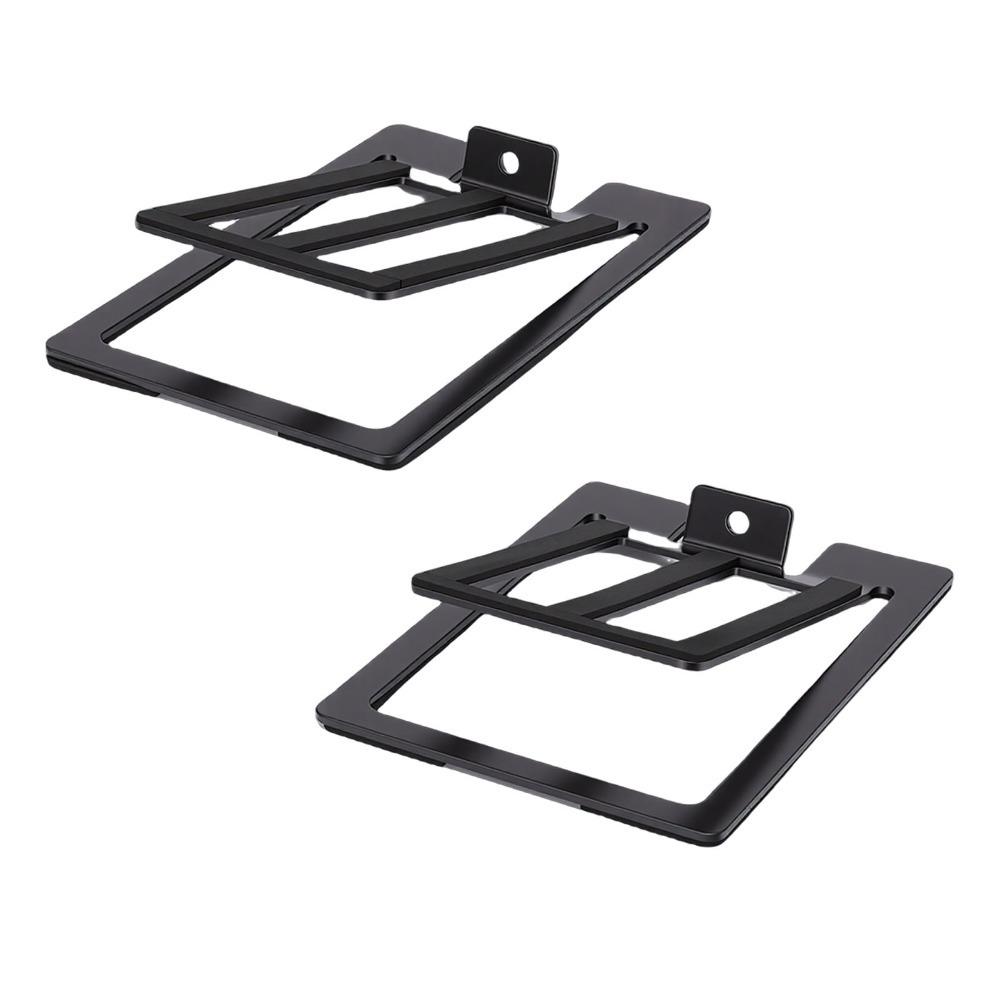 2PCS Anti Vibration Pad Speaker Risers Tilted Aluminum Speaker Stands  Desktop Use