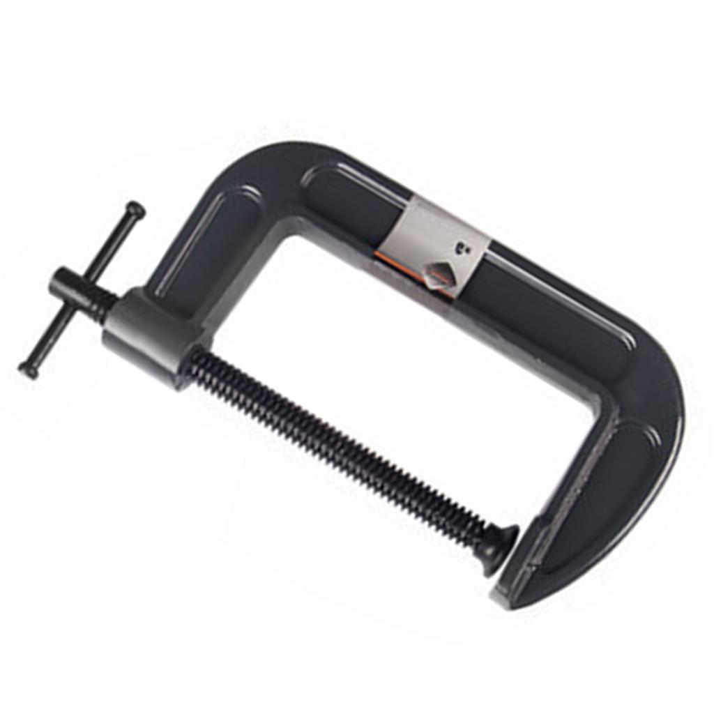 C-Klammer 3 Zoll Gusseisen Hochfest Holzbearbeitung Befestigung C-Klammer Werkzeug für Heimwerkstatt Holzwerkstatt