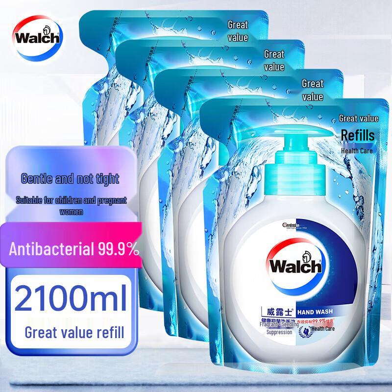 

Walch Healthy Hand Wash Refill Pack, 525ml x 4
