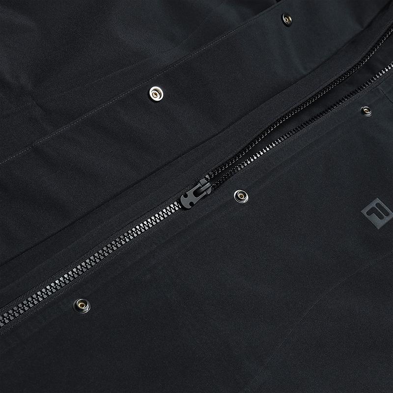 FILA Explorer Fashion Classic Casual Outdoor Warm Two-Piece Hooded Down Jacket Women outerwear Deep-Black A61W547901FBK