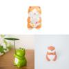 Modern Minimalist Wood Carving Lucky Cat Decorative Figurine For Office Desk And Giftgiving