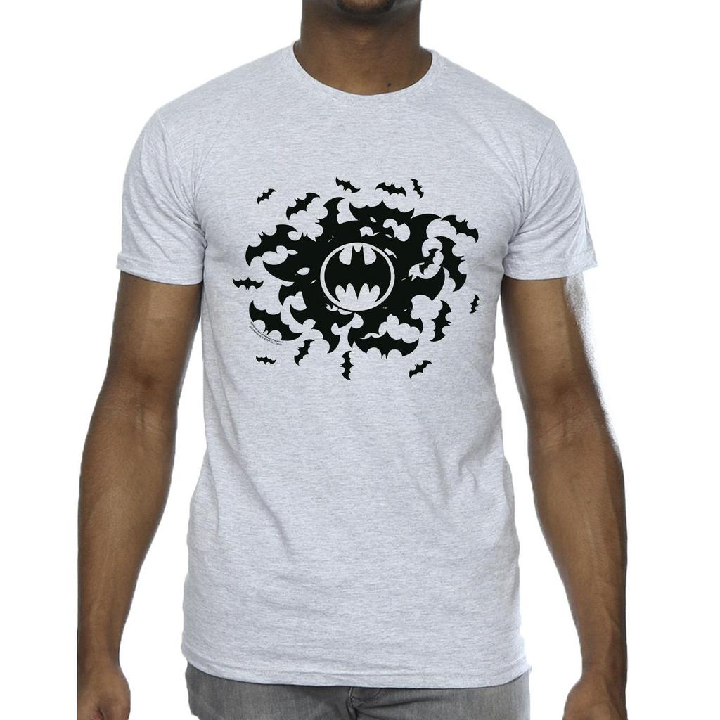 DC Comics Mens Batman Bat Swirl T-Shirt