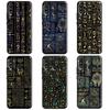 Ancient Egyptian Hieroglyphic For Huawei Nova 12i 11i 8i 12s 9 10 SE Y90 Y60 Y70 Y72 Y61 Y91 P20 P40 P30 Lite P60 Pro Case