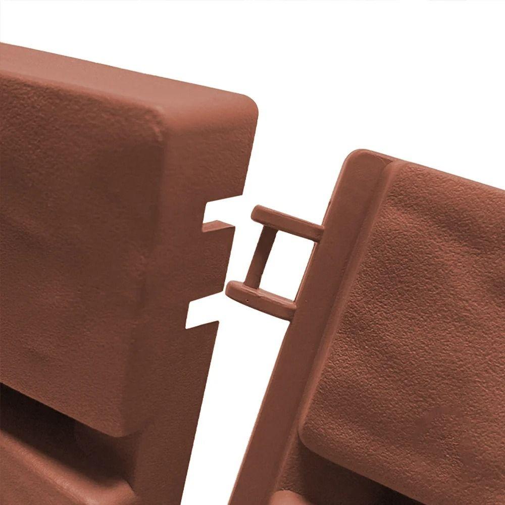 1/4Pcs Stone Brick Mini Wooden Fence DIY Pet Fences Border Lawn Fence  Landscaping