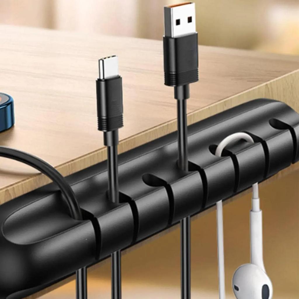 1 pc-Wire Manager USB Wire Management Clip, suitable for 3-pack cable clips in cars, homes, and offices