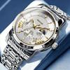 Fatiron Switzerland Original Automatic Non-mechanical Watch Hollow Watch Men's Waterproof Luminous Calendar Business Watch