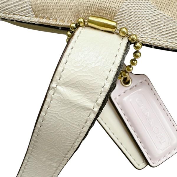 COACH 2WAY bag Mothers Handbag canvas beige Women A1381-F21865 Used