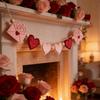 Striscione a Cuori per San Valentino 150cm Ghirlanda in Feltro Decorazione per Feste Romantica Decorazione per la Casa Striscione dell'Amore Per Anniversario Strumento