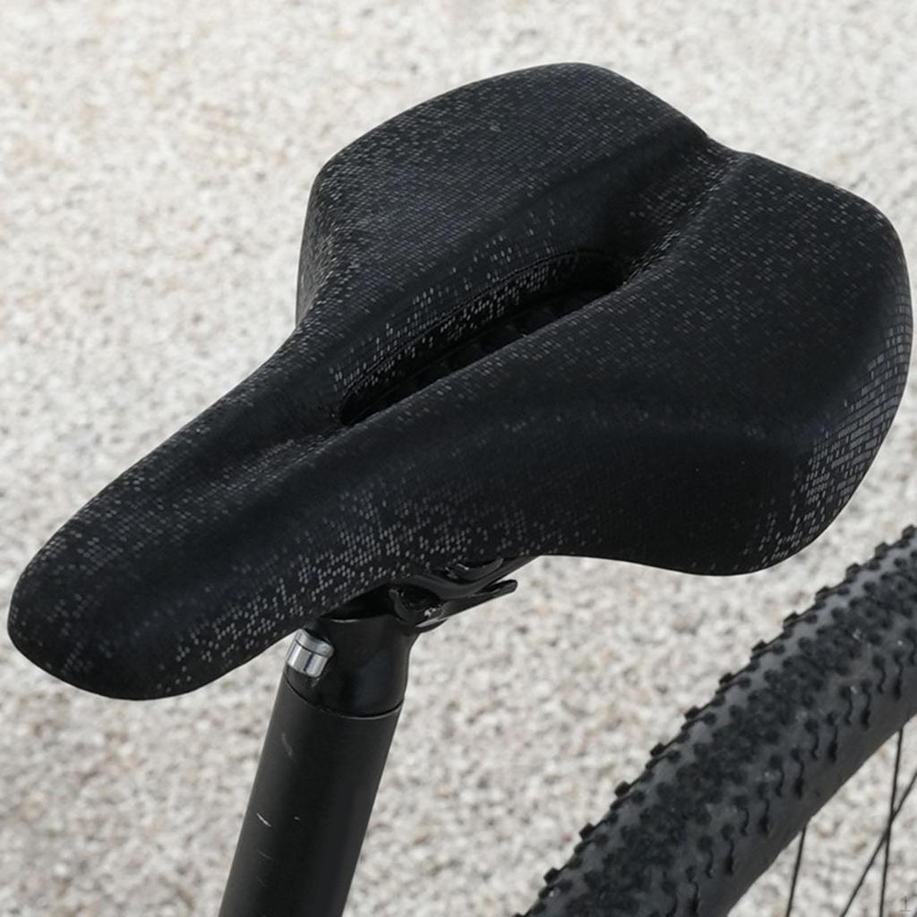 Bike Saddle Shock Absorption Hollow Bicycle Pad Parts Comfortable Universal