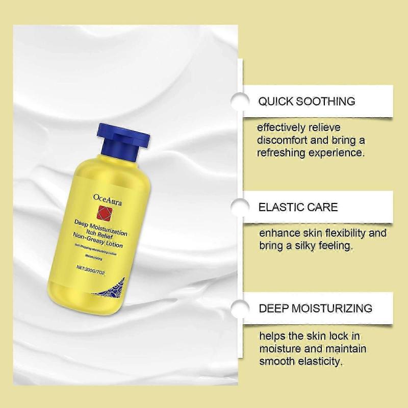 Anti-Itch Body Lotion For Men And Women Anti-Itch Moisturizing Body Lotion, Hydrating Cream for Dry Skin Deep Nourishment Sooth Skin 200G