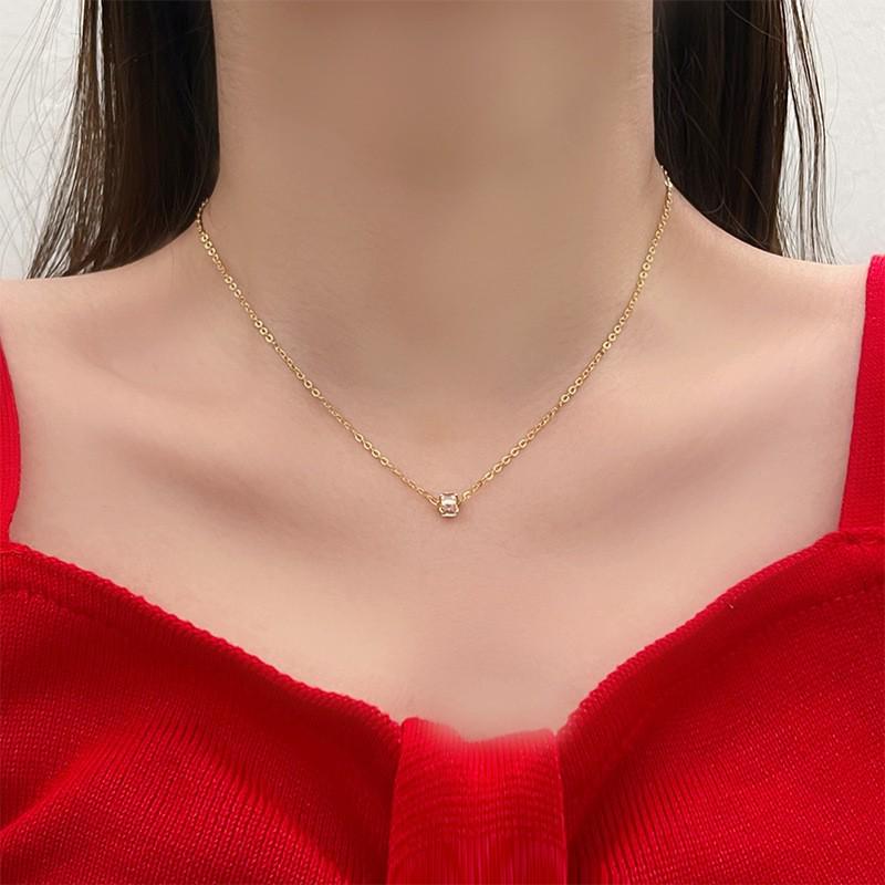 Elegant Gold Beaded Necklace for Women - 2024 Clavicle Chain, Luxury Neck Accessory