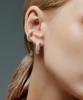 Raindrop Jewelry Raindrop Donut Pave Eternity Ear Cuff [S925]